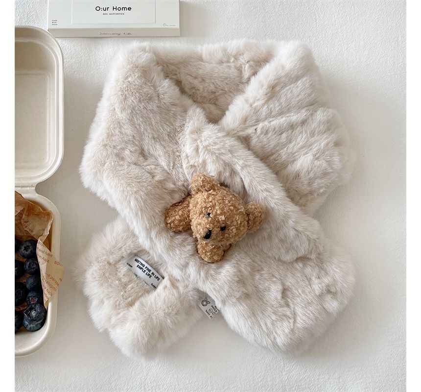 Fur Scarf Faux Bear