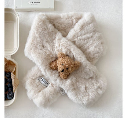Fur Scarf Faux Bear