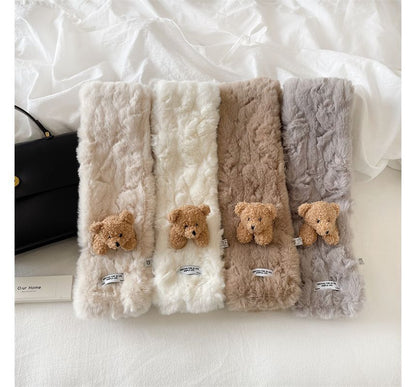 Fur Scarf Faux Bear