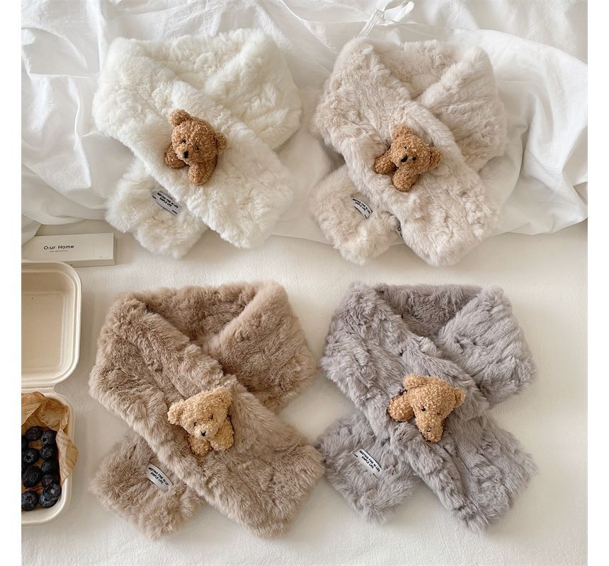 Fur Scarf Faux Bear