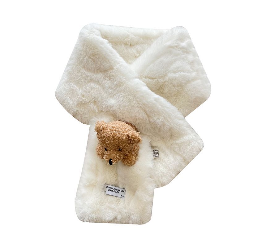 Fur Scarf Faux Bear