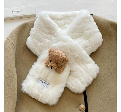 Fur Scarf Faux Bear
