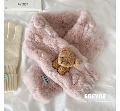 Fur Scarf Faux Bear