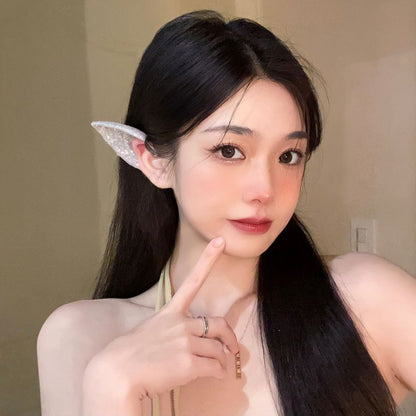 Elf Ear Silicone Party Cosplay Earring