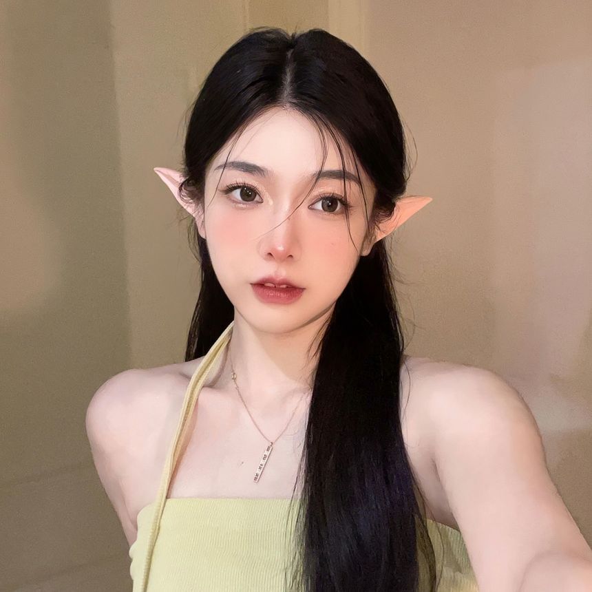 Elf Ear Silicone Party Cosplay Earring