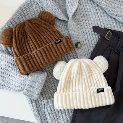 Ear Beanie Bear Knit
