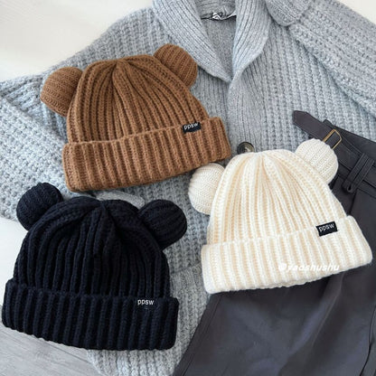 Ear Beanie Bear Knit