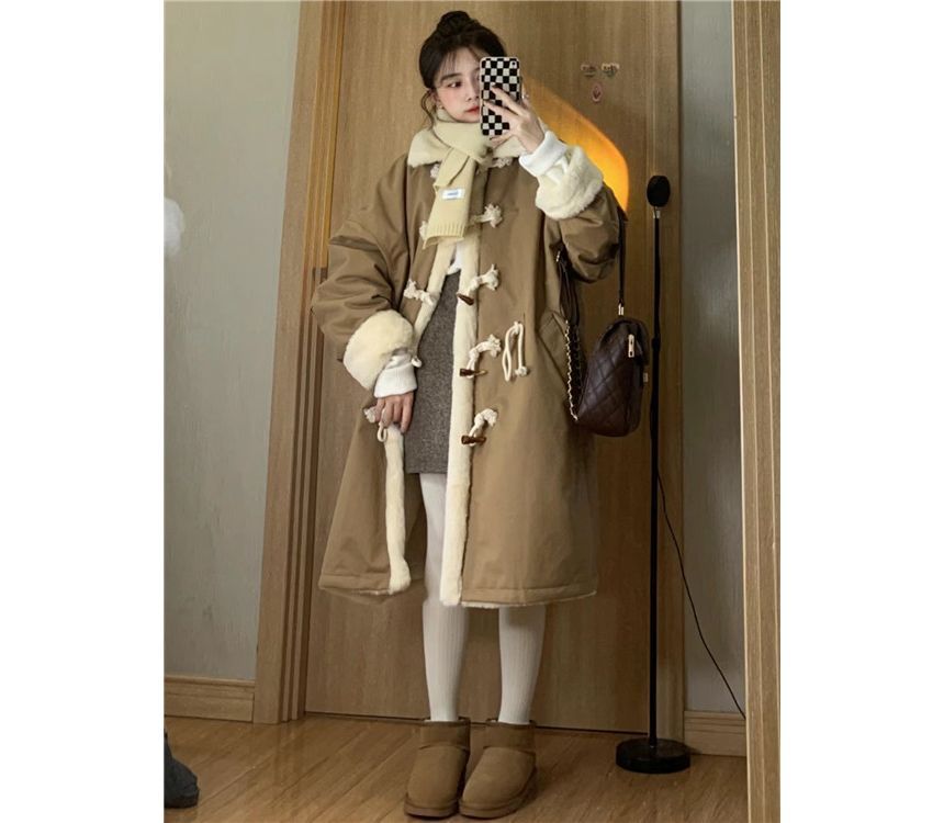 Fleece-Lined Duffle Coat