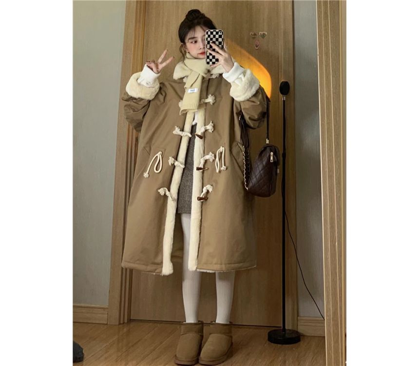 Fleece-Lined Duffle Coat