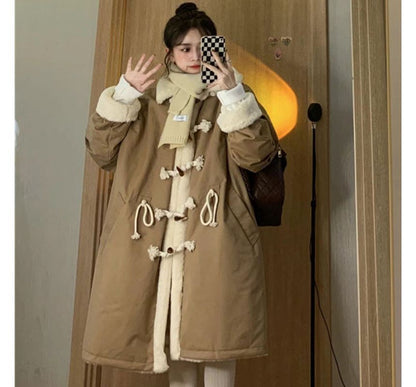 Fleece-Lined Duffle Coat