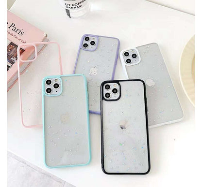 Leaf Gold Case Phone Transparent