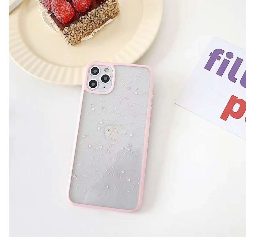 Leaf Gold Case Phone Transparent