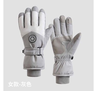 Snowflake Touchscreen Padded Gloves