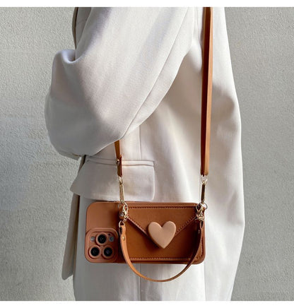 Heart Card Holder Phone Case