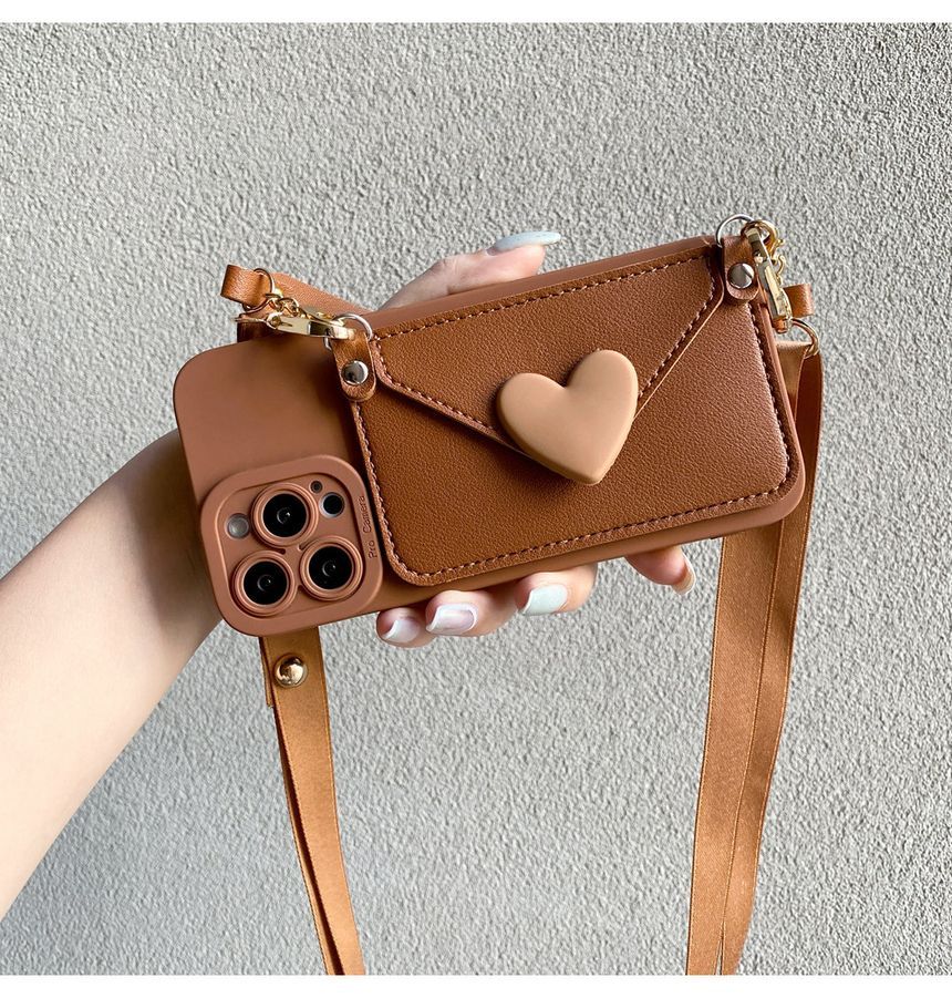 Heart Card Holder Phone Case