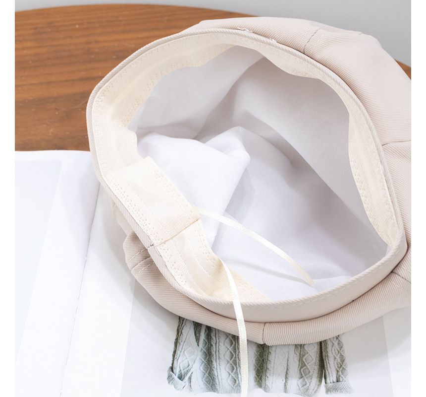 Metal Tag Plain Beret