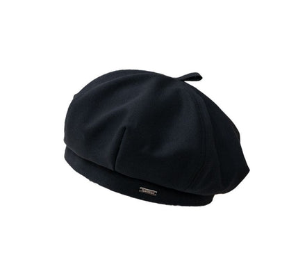 Metal Tag Plain Beret