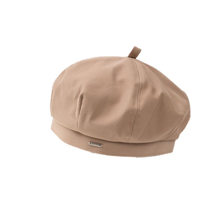 Metal Tag Plain Beret