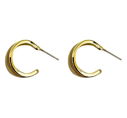 Open Alloy Hoop Earring