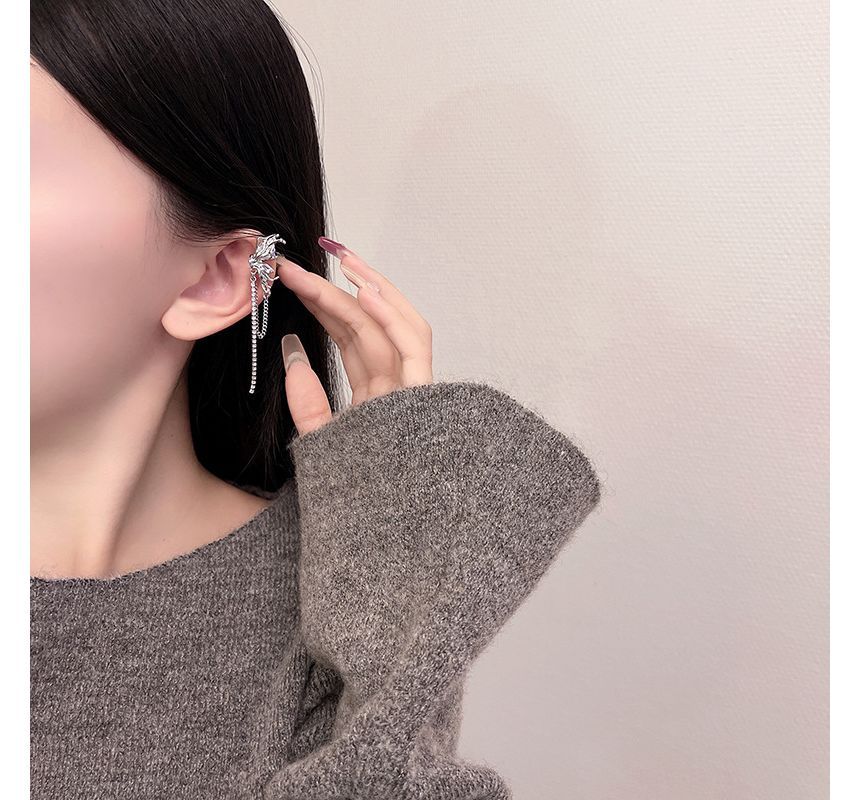 Cuff Butterfly Chained Ear
