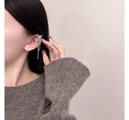 Cuff Butterfly Chained Ear