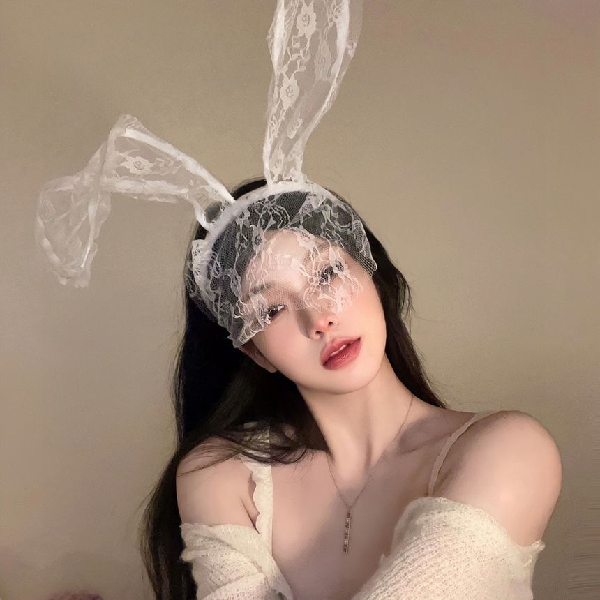 Rabbit Ear Lace Headband