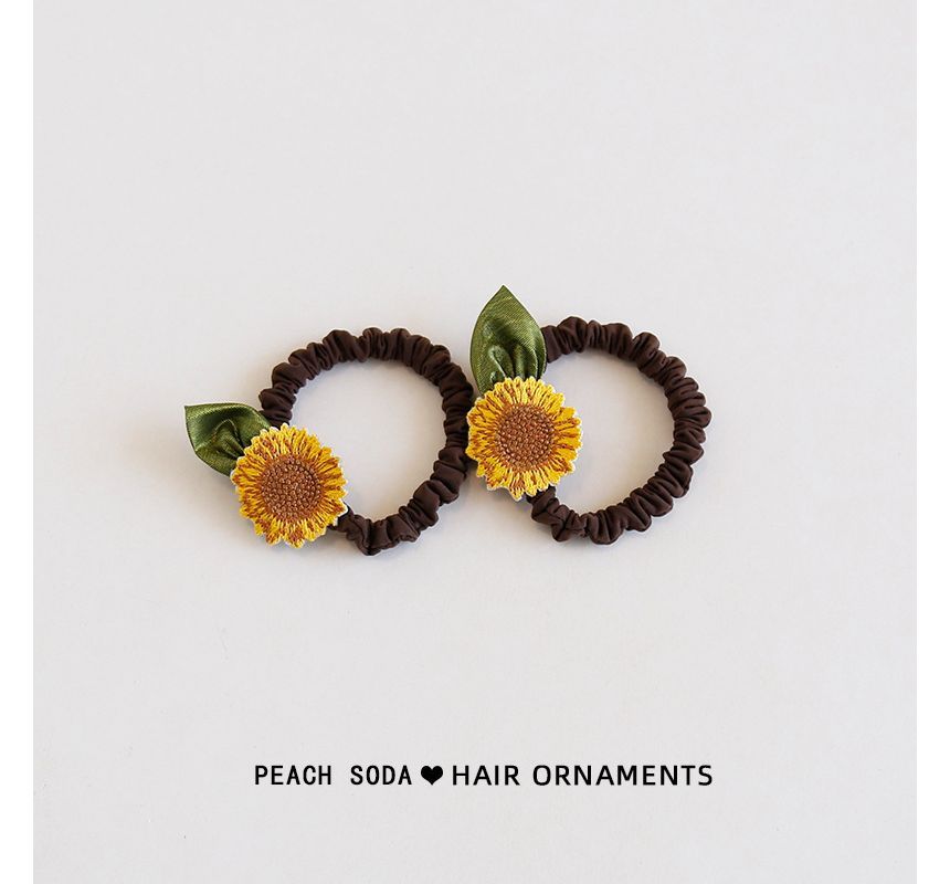 Sunflower Hair Tie