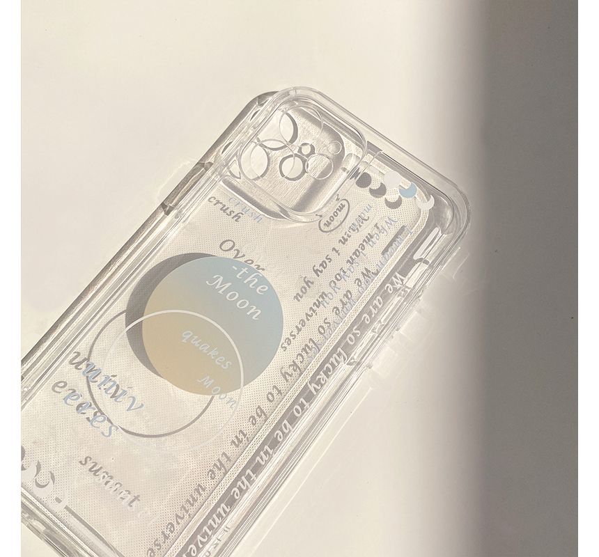 Lettering Phone Transparent Case