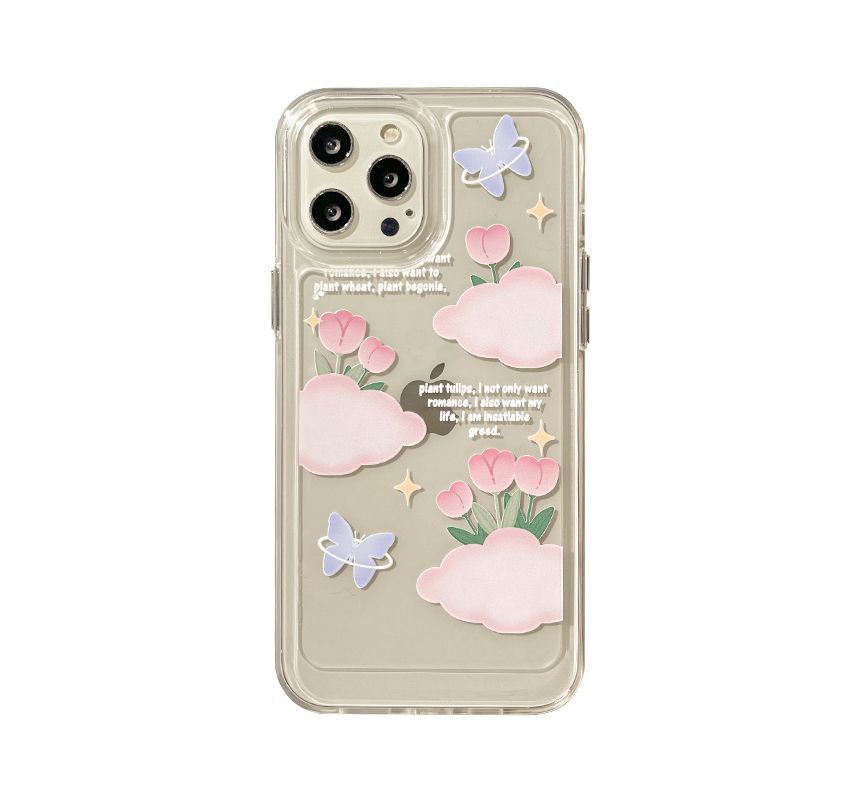 Case Transparent Tulip Phone