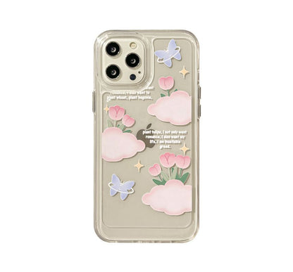 Case Transparent Tulip Phone