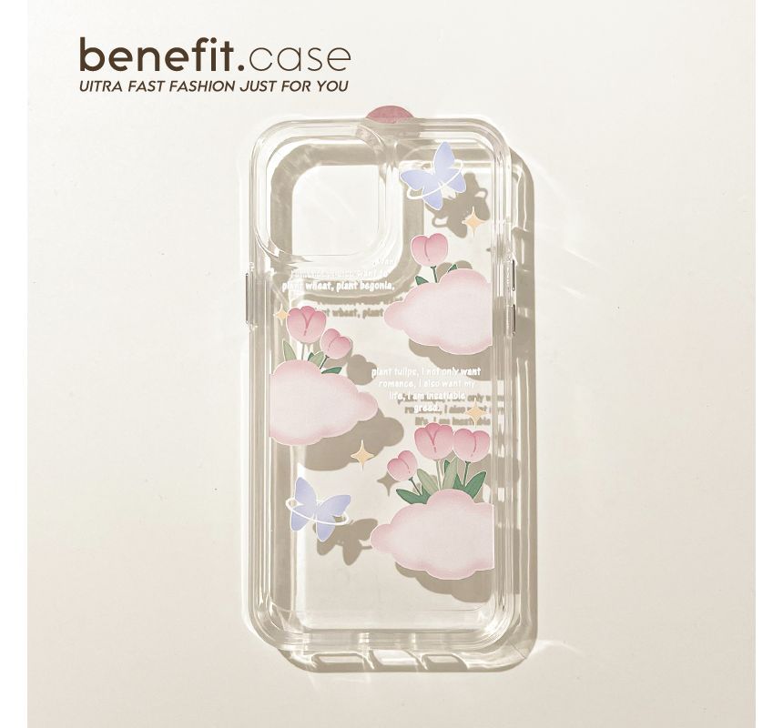 Case Transparent Tulip Phone