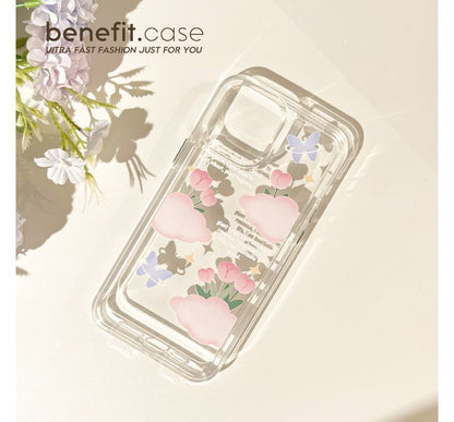 Case Transparent Tulip Phone