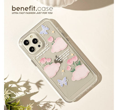 Case Transparent Tulip Phone
