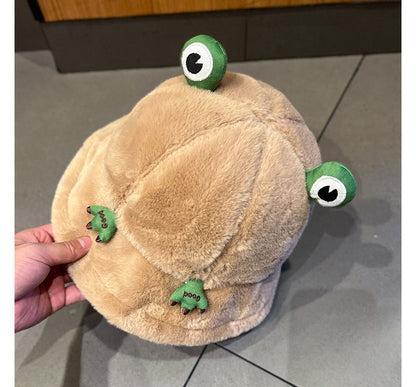 Frog Bucket Hat Chenille