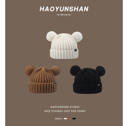Ear Bear Knit Beanie