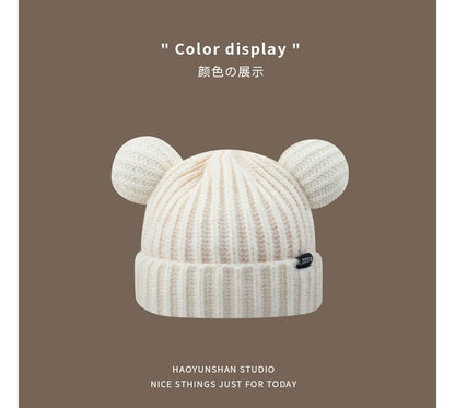 Ear Bear Knit Beanie