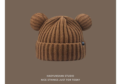 Ear Bear Knit Beanie