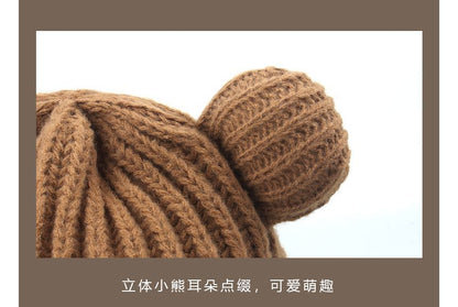 Ear Bear Knit Beanie