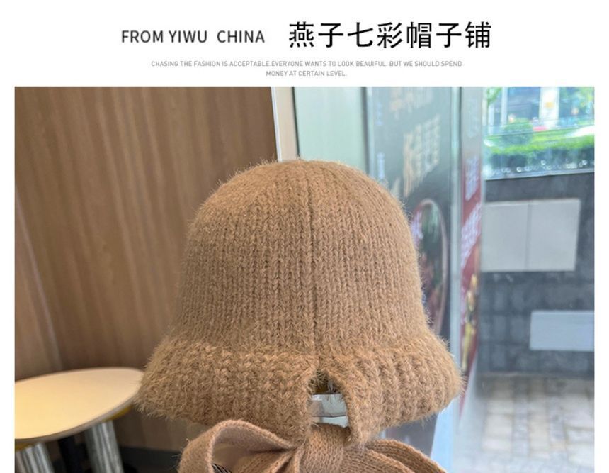 Beanie Knit Bow