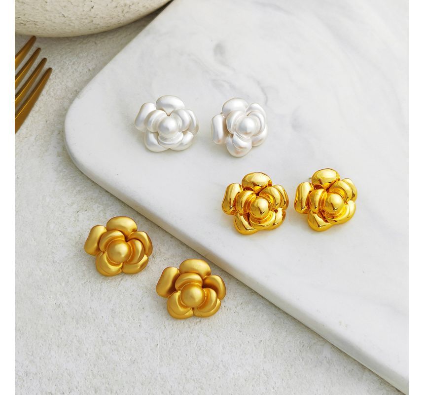 Flower Alloy Earring