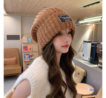 Knit Cable Beanie Applique