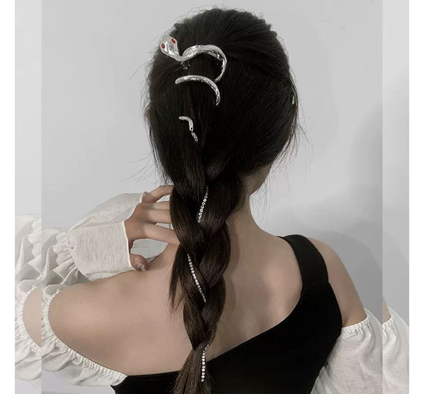 Snake Fringed Alloy Hair Stick / Hair Clip (various designs)