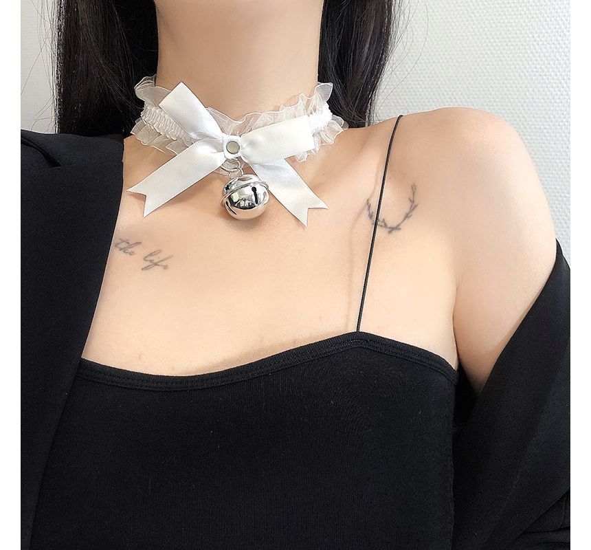 Ribbon Choker Bell