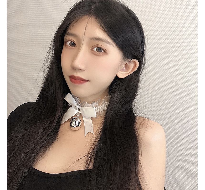 Ribbon Choker Bell