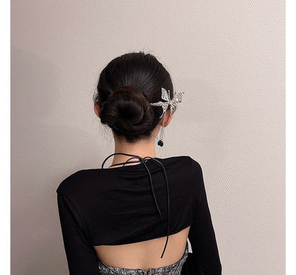 Alloy Butterfly Stick Hair
