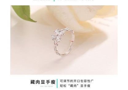 925 Sterling Silver Butterfly Ring