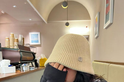 Applique Hat Knit Bucket