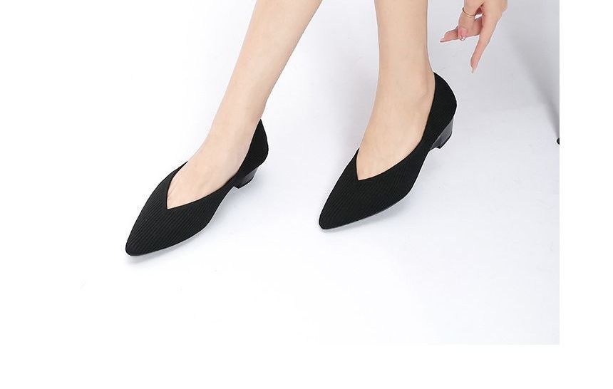 Pointed Pumps Wedge-Heel
