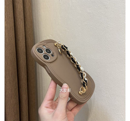 Chain Case Faux Phone Pearl