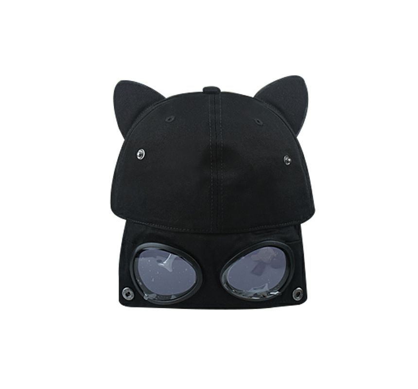 with Ear Aviator Cap Baseball Cat Goggles